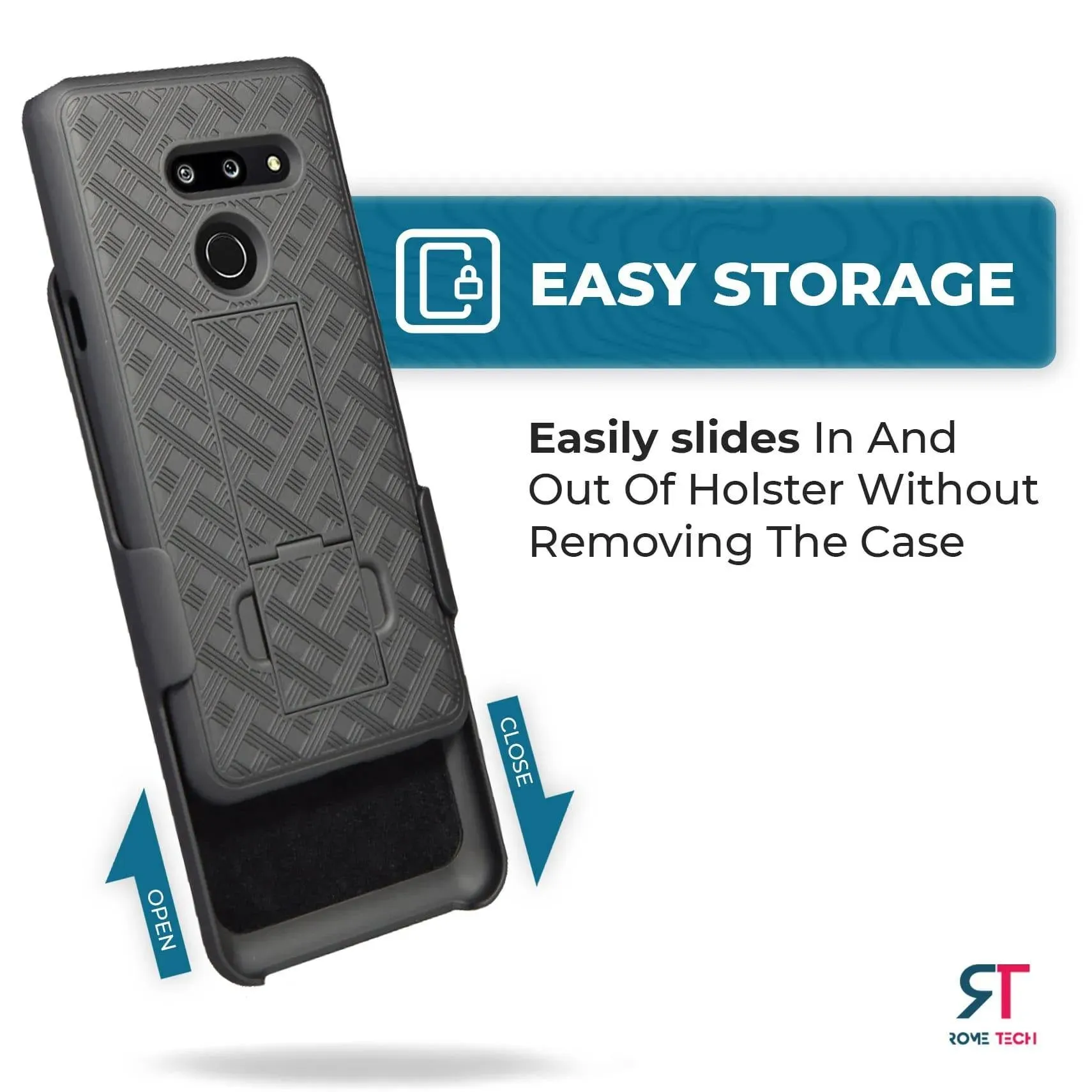 LG G8 ThinQ Belt Clip Holster Phone Case