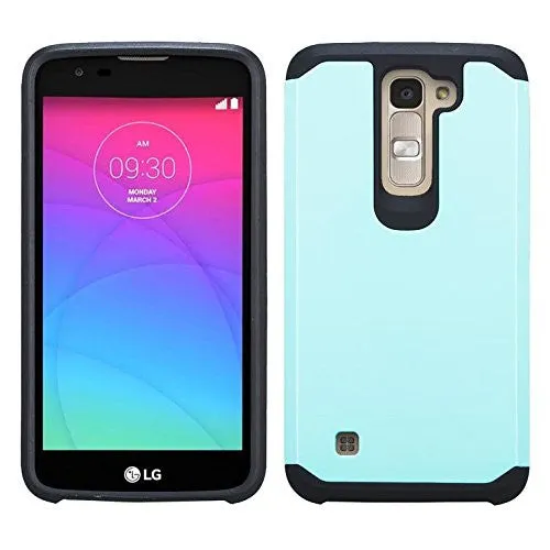 LG K8 | LG Escape 3 Case, Protective Slim Hybrid Dual Layer Armor Case Cover for LG K8 | LG Escape 3 - Teal