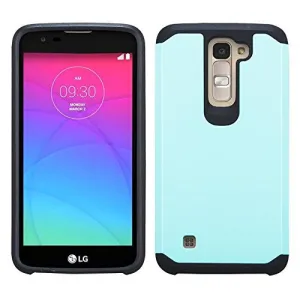 LG K8 | LG Escape 3 Case, Protective Slim Hybrid Dual Layer Armor Case Cover for LG K8 | LG Escape 3 - Teal