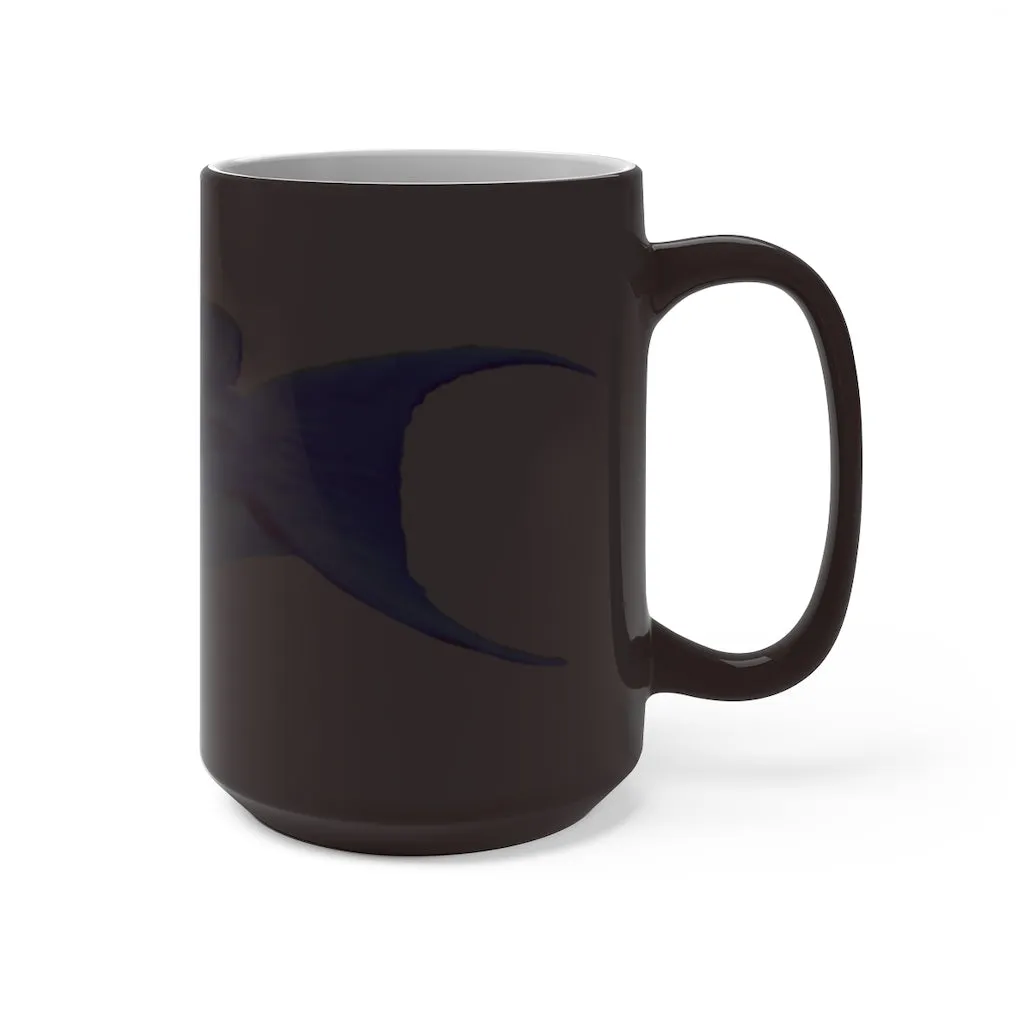 Light Blue and Yellow Fish Color Changing Mug