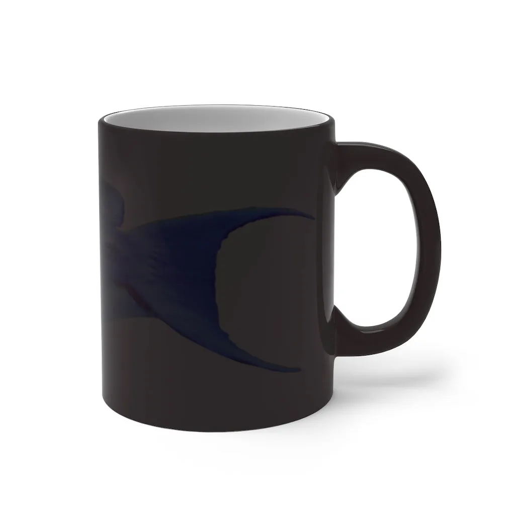 Light Blue and Yellow Fish Color Changing Mug