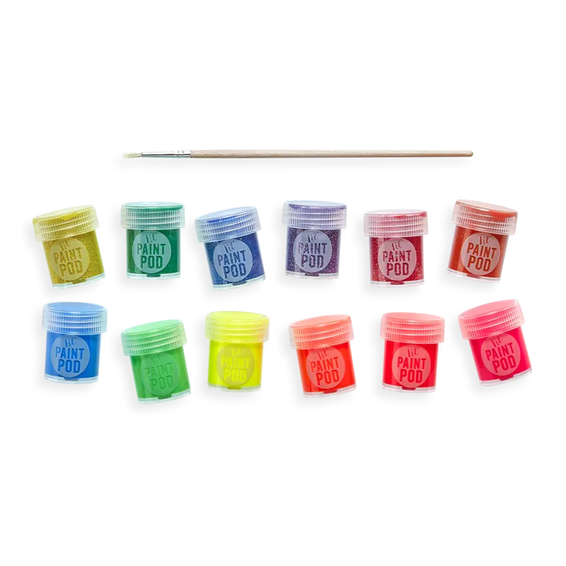 Lil' Poster Paint Pods - Glitter and Neon