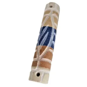 Lily Art - 7702-Jerusalem marble mezuzah case 7 cm