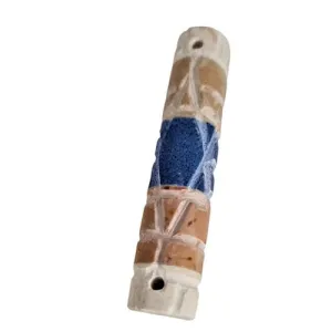 Lily Art - 7711-Jerusalem marble mezuzah case 7 cm