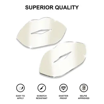 Lips Mirror Decal