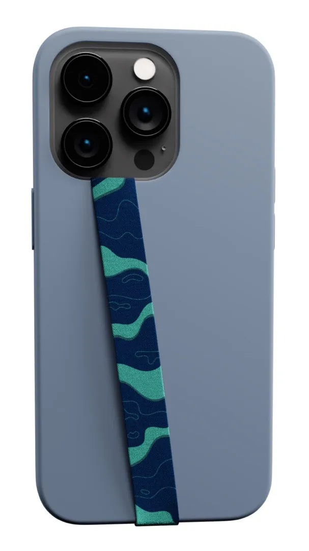 Liquid Blue Phone Strap