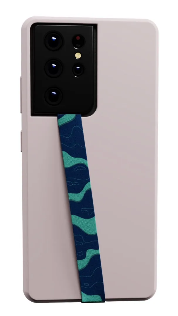 Liquid Blue Phone Strap