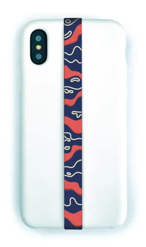 Liquid Red Phone Strap