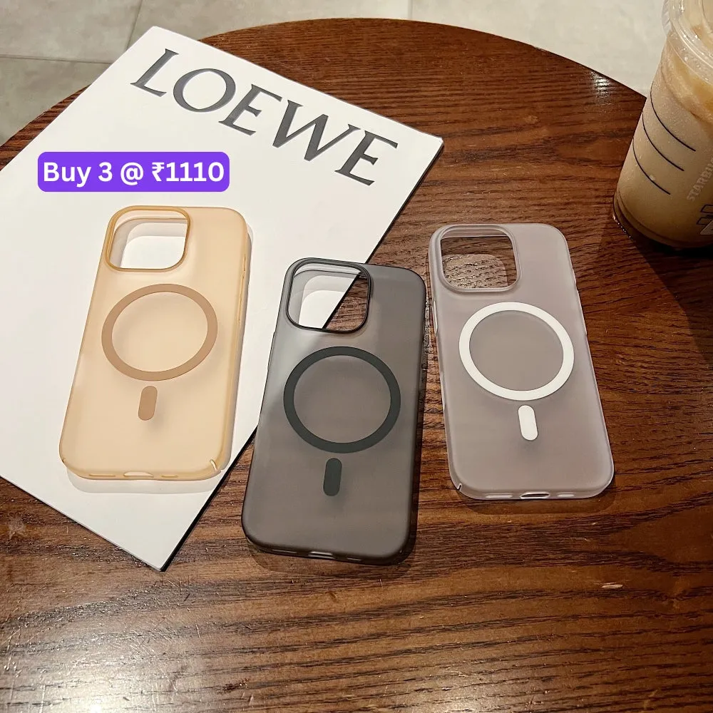 Liquid Silicone Super Thin Magsafe Phone Case - iPhone 15
