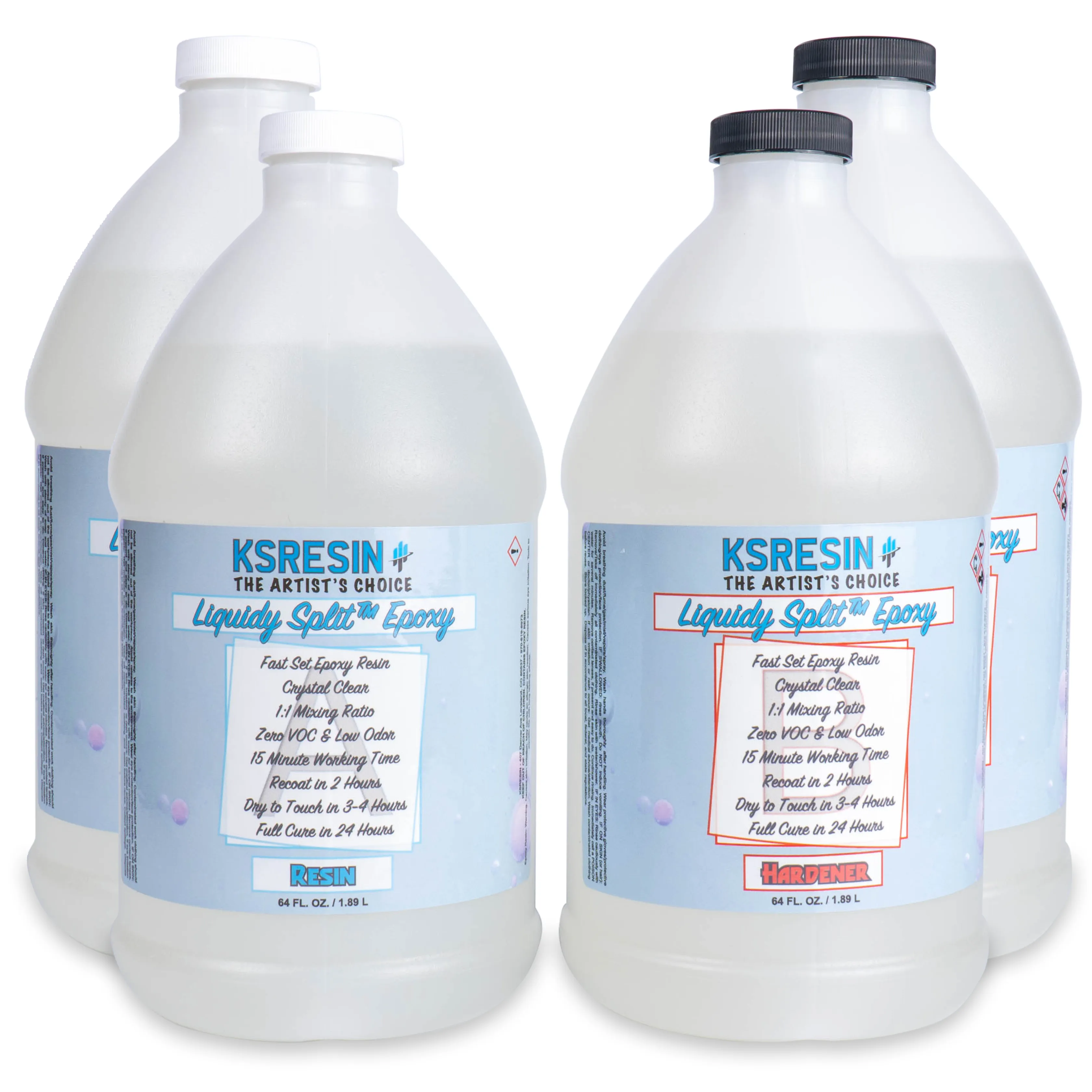 Liquidy Split™ Epoxy - Thick Fast Set Tumbler Coating Resin