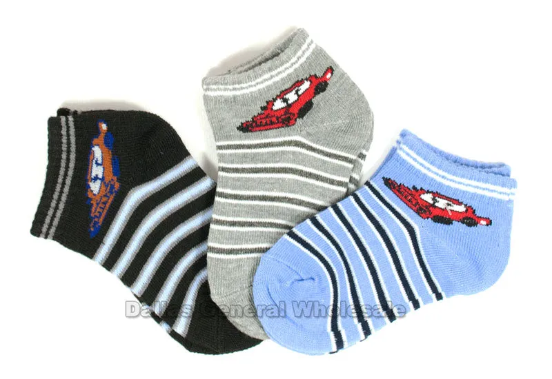 Little Boys Cars Casual Socks Wholesale
