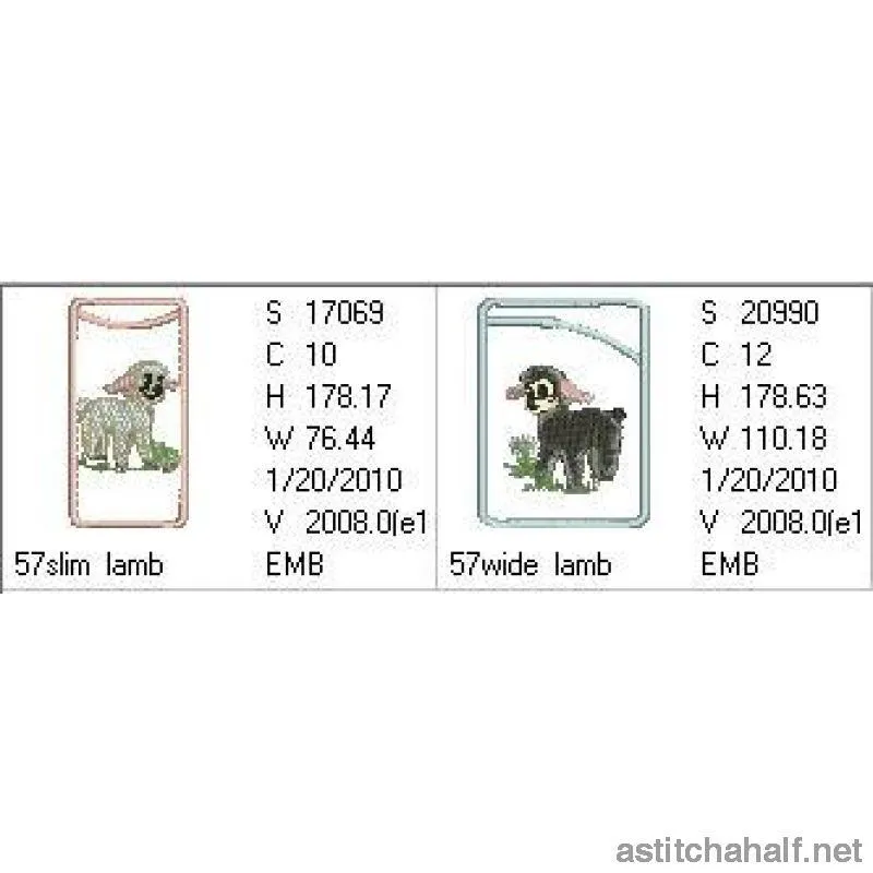 Little Lamb Eyeglass Cases