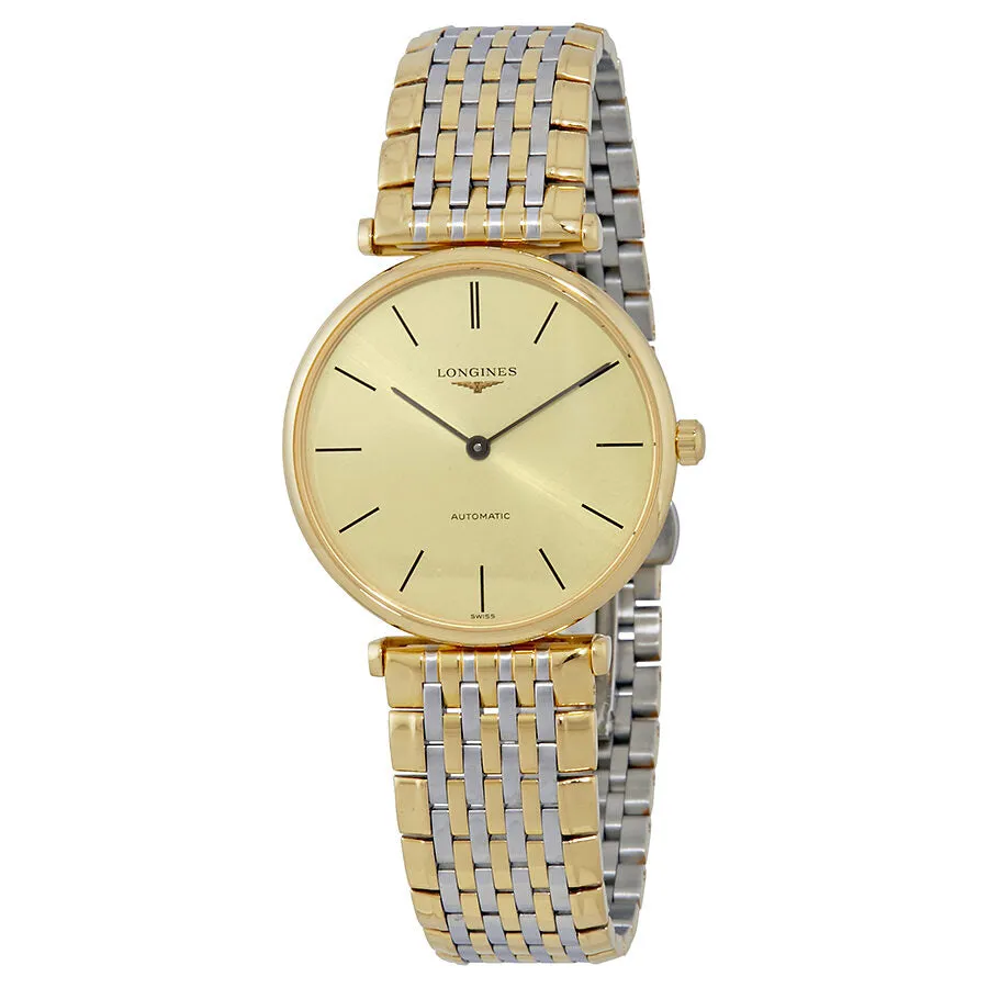 Longines Grande Classique Gold Tone Dial Automatic Ladies Two Tone Watch L4.708.2.32.7