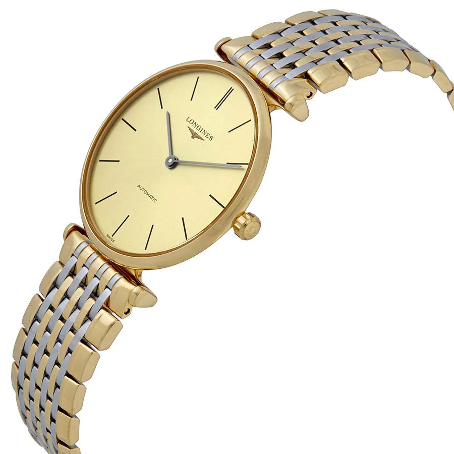 Longines Grande Classique Gold Tone Dial Automatic Ladies Two Tone Watch L4.708.2.32.7