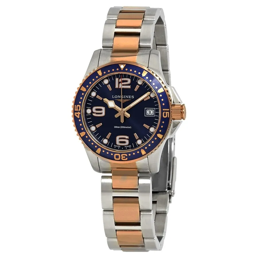 Longines HydroConquest Blue Dial Ladies Two Tone Watch L33403987