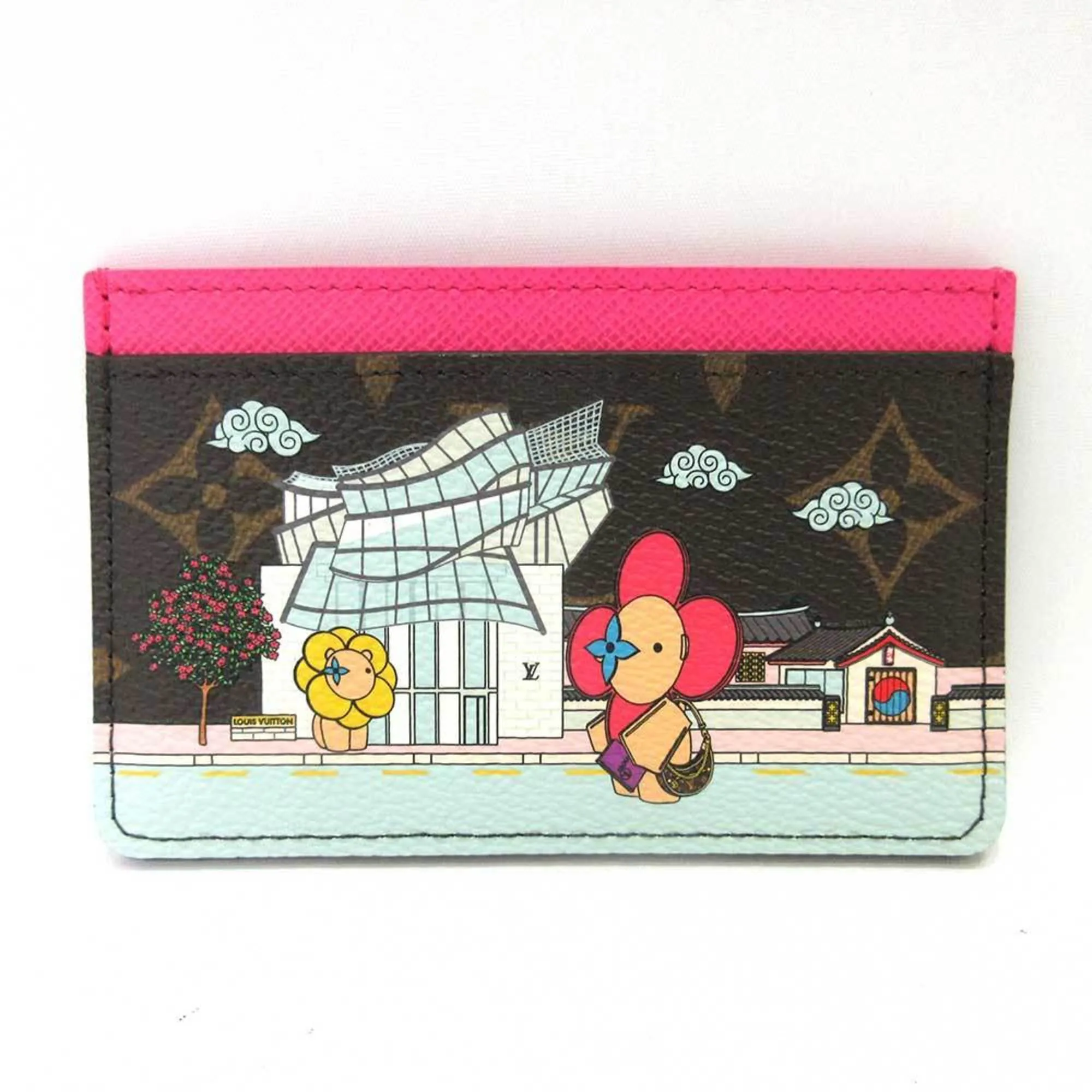 LOUIS VUITTON Accessory Porte Cult Sempur Vivienne Multicolor Card Case Women's Monogram M81729 LOUISVUITTON