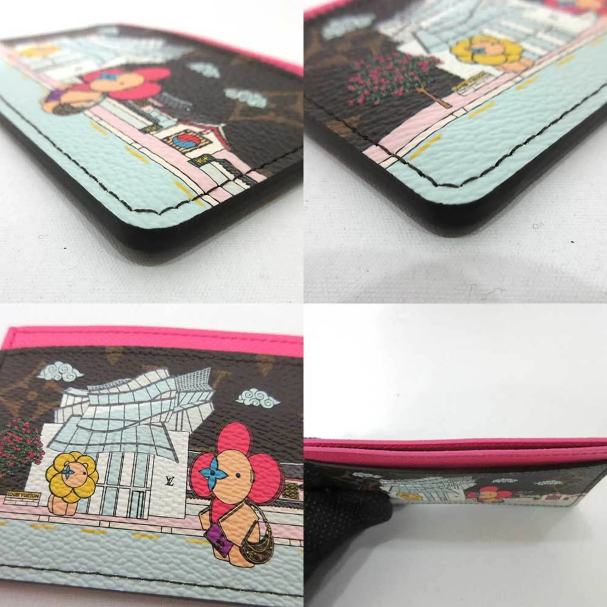 LOUIS VUITTON Accessory Porte Cult Sempur Vivienne Multicolor Card Case Women's Monogram M81729 LOUISVUITTON