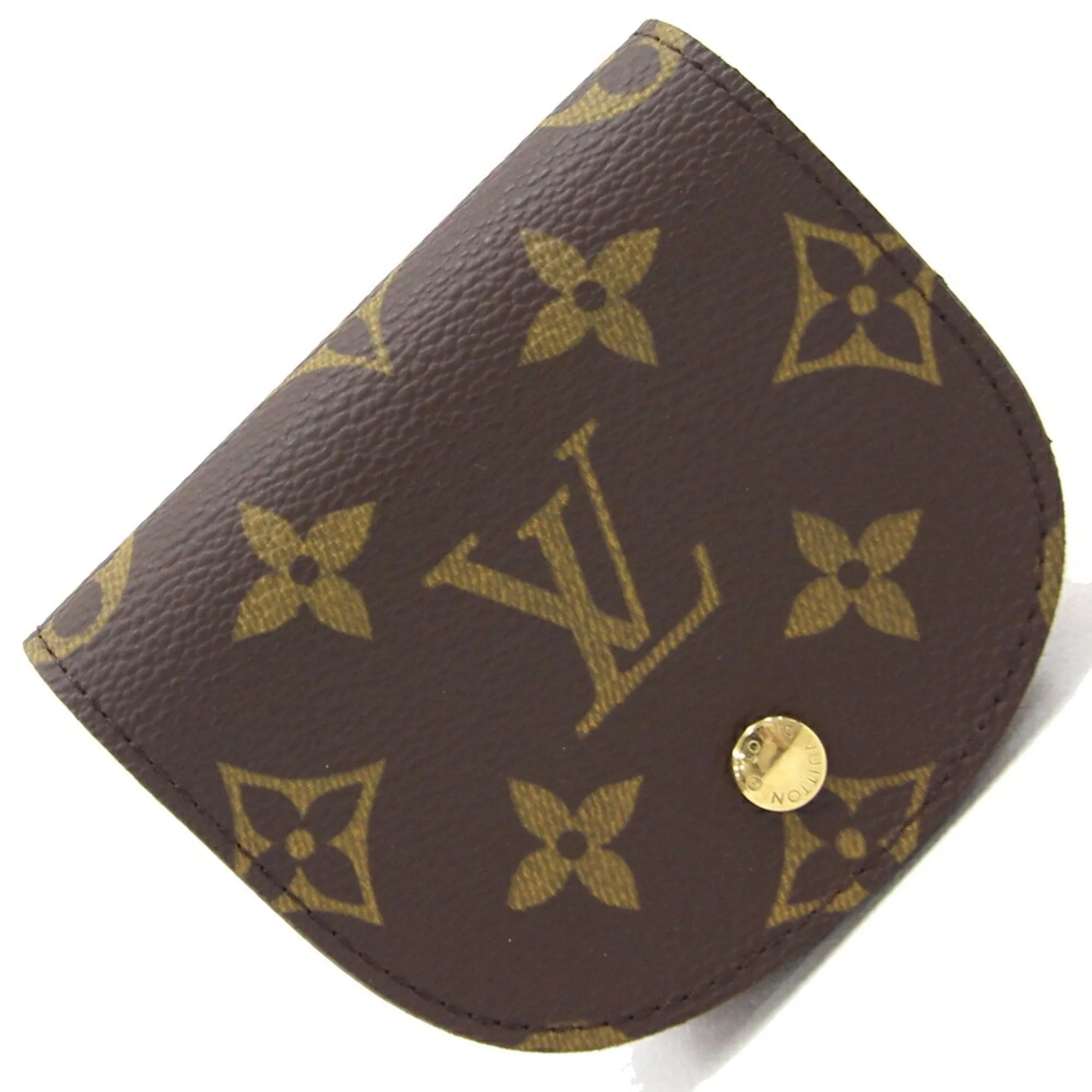 LOUIS VUITTON Coin Case Monogram Porte Monet Guze M61970 Wallet Small Men's