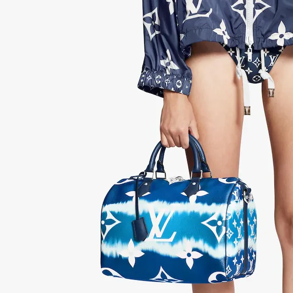 Louis Vuitton Escale Speedy Bandouliere 30 Bleu