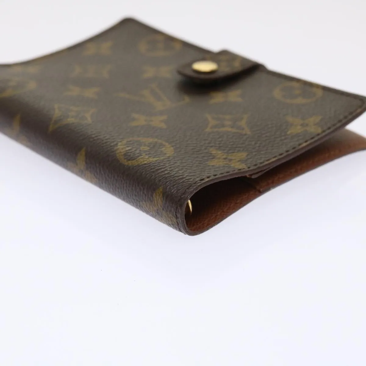 LOUIS VUITTON Monogram Agenda PM Day Planner Cover R20005 LV Auth 47172