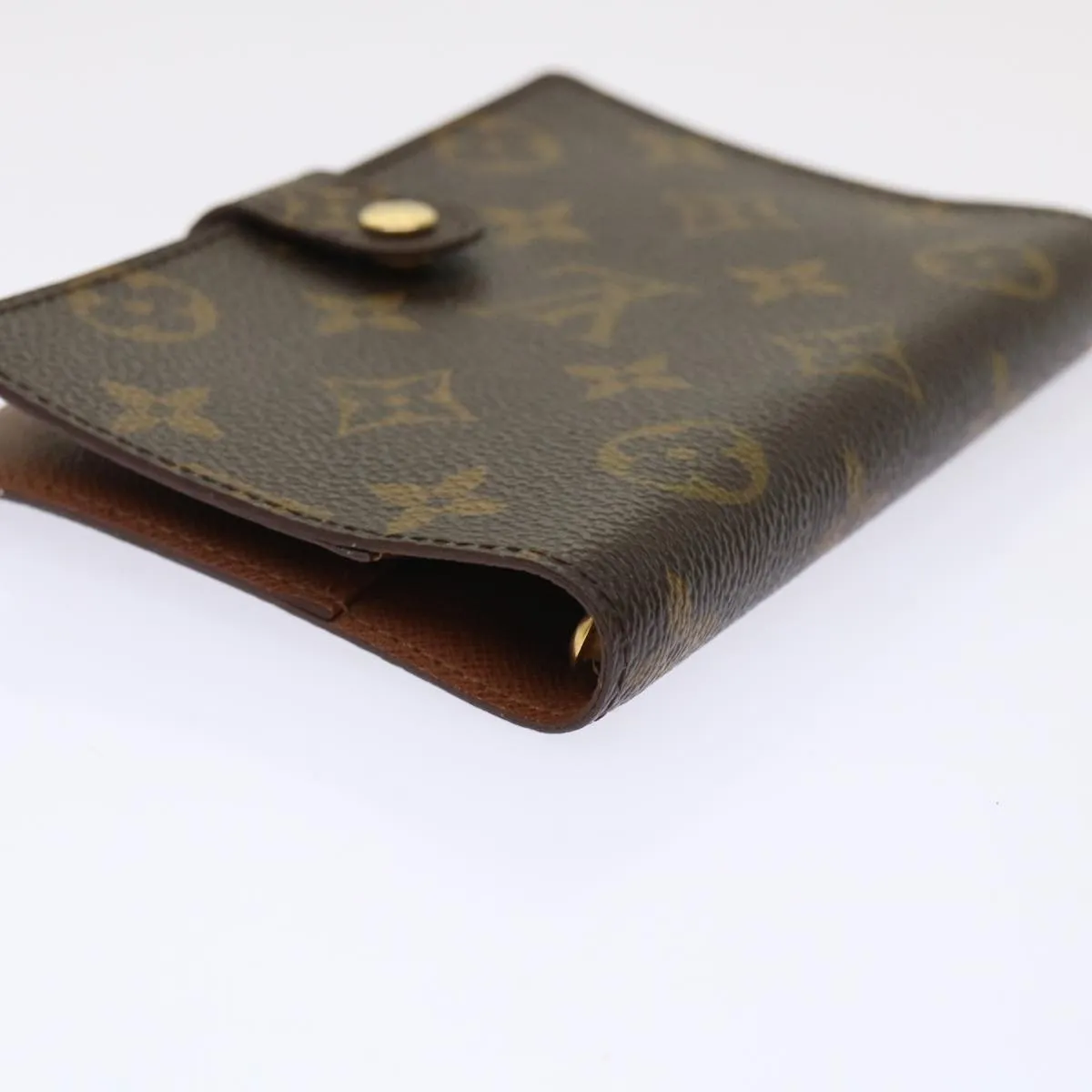 LOUIS VUITTON Monogram Agenda PM Day Planner Cover R20005 LV Auth 47172