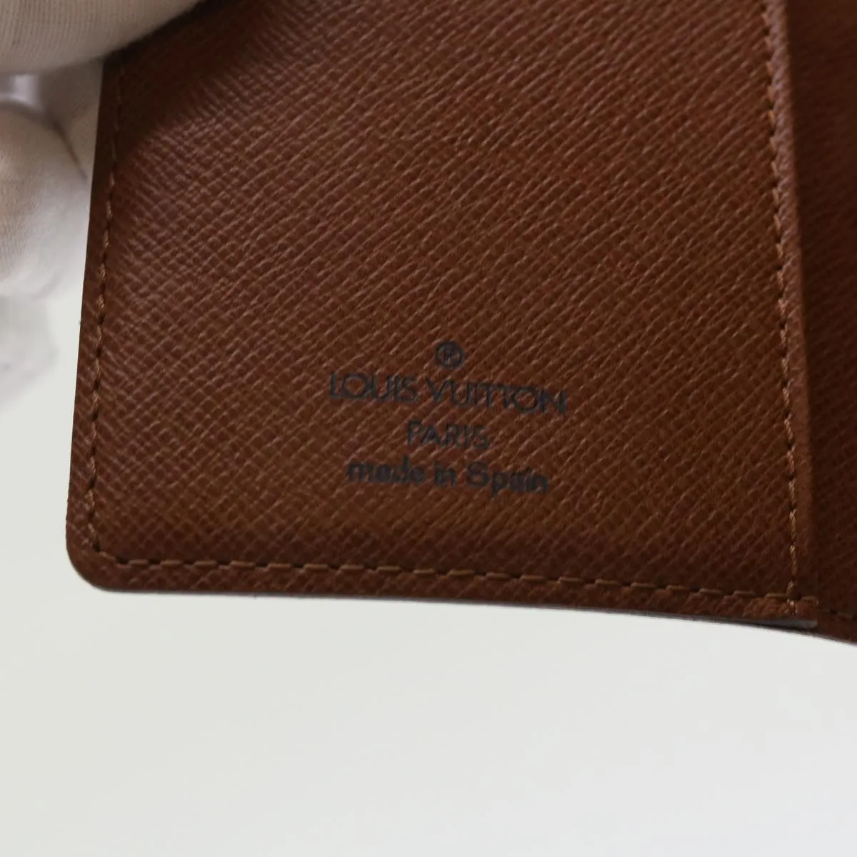 LOUIS VUITTON Monogram Agenda PM Day Planner Cover R20005 LV Auth 47172