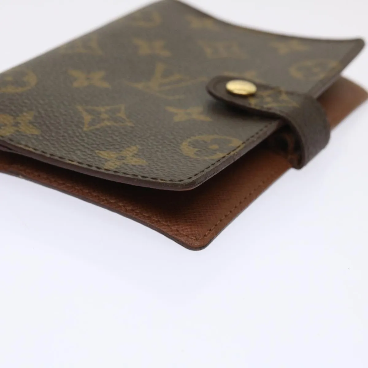 LOUIS VUITTON Monogram Agenda PM Day Planner Cover R20005 LV Auth 47172