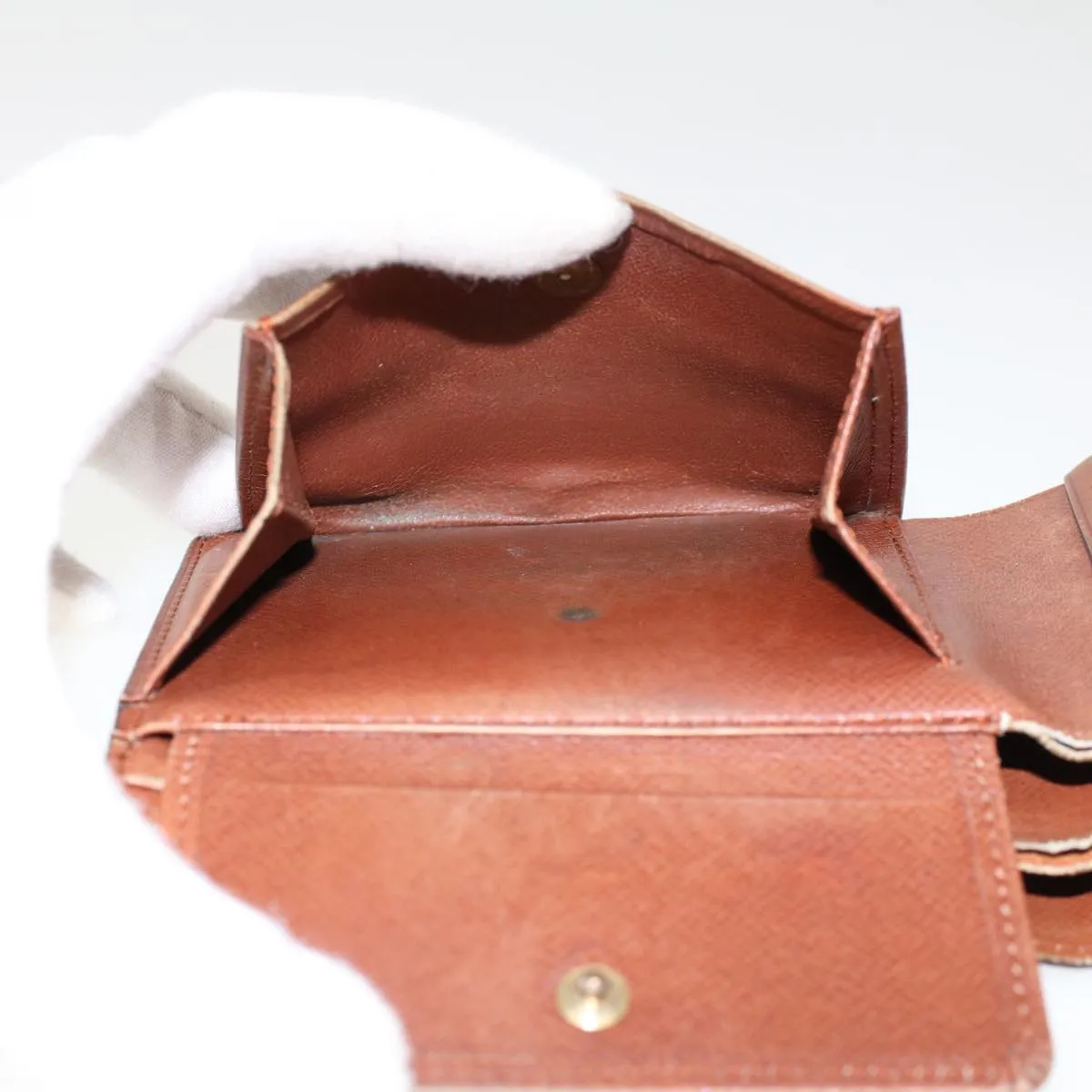 LOUIS VUITTON Monogram Bifold Wallet LV Auth 45768