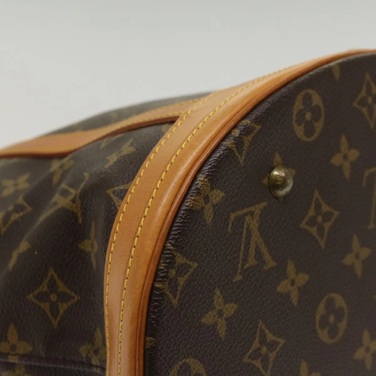 LOUIS VUITTON Monogram Bucket GM Shoulder Bag M42236 LV Auth 49236