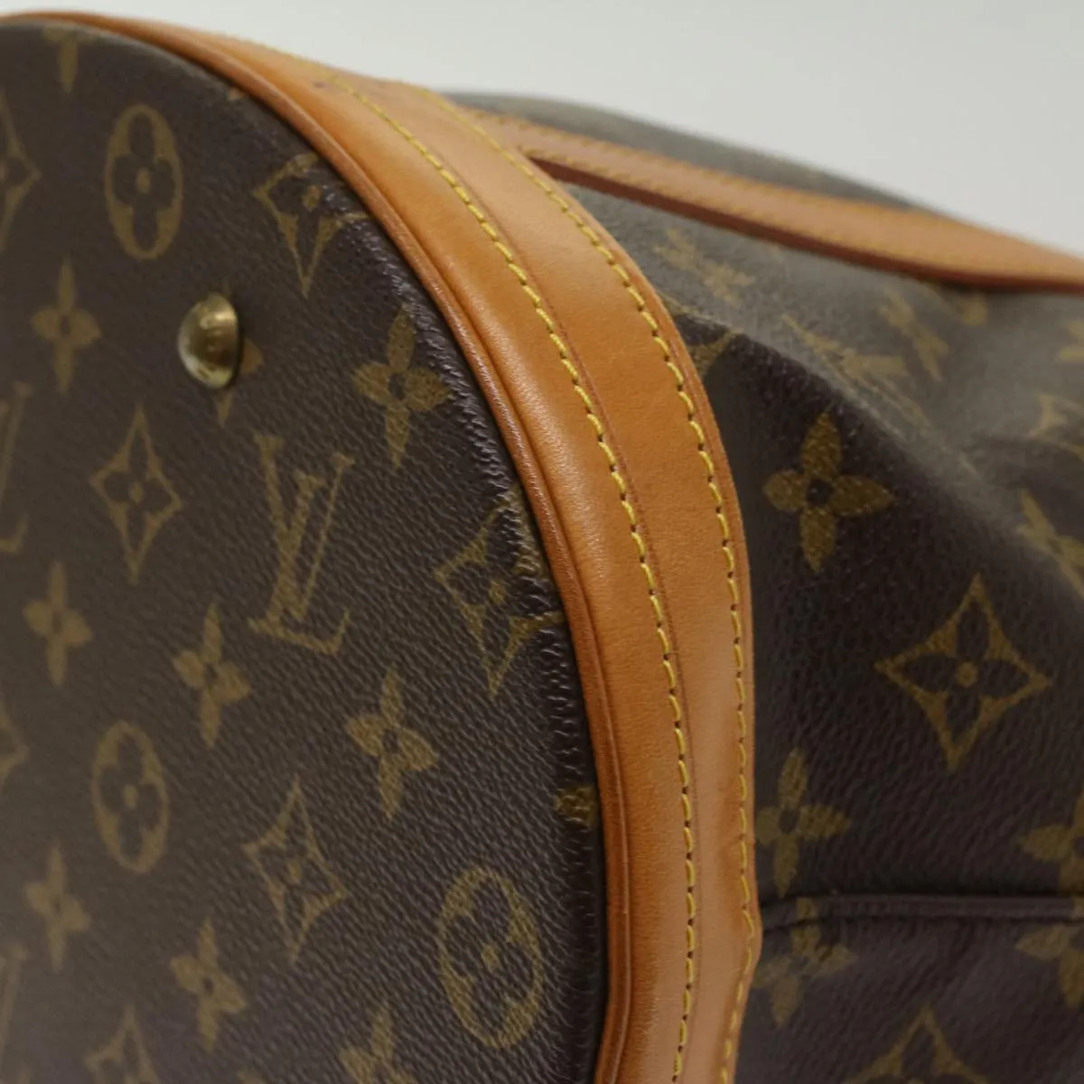 LOUIS VUITTON Monogram Bucket GM Shoulder Bag M42236 LV Auth 49236
