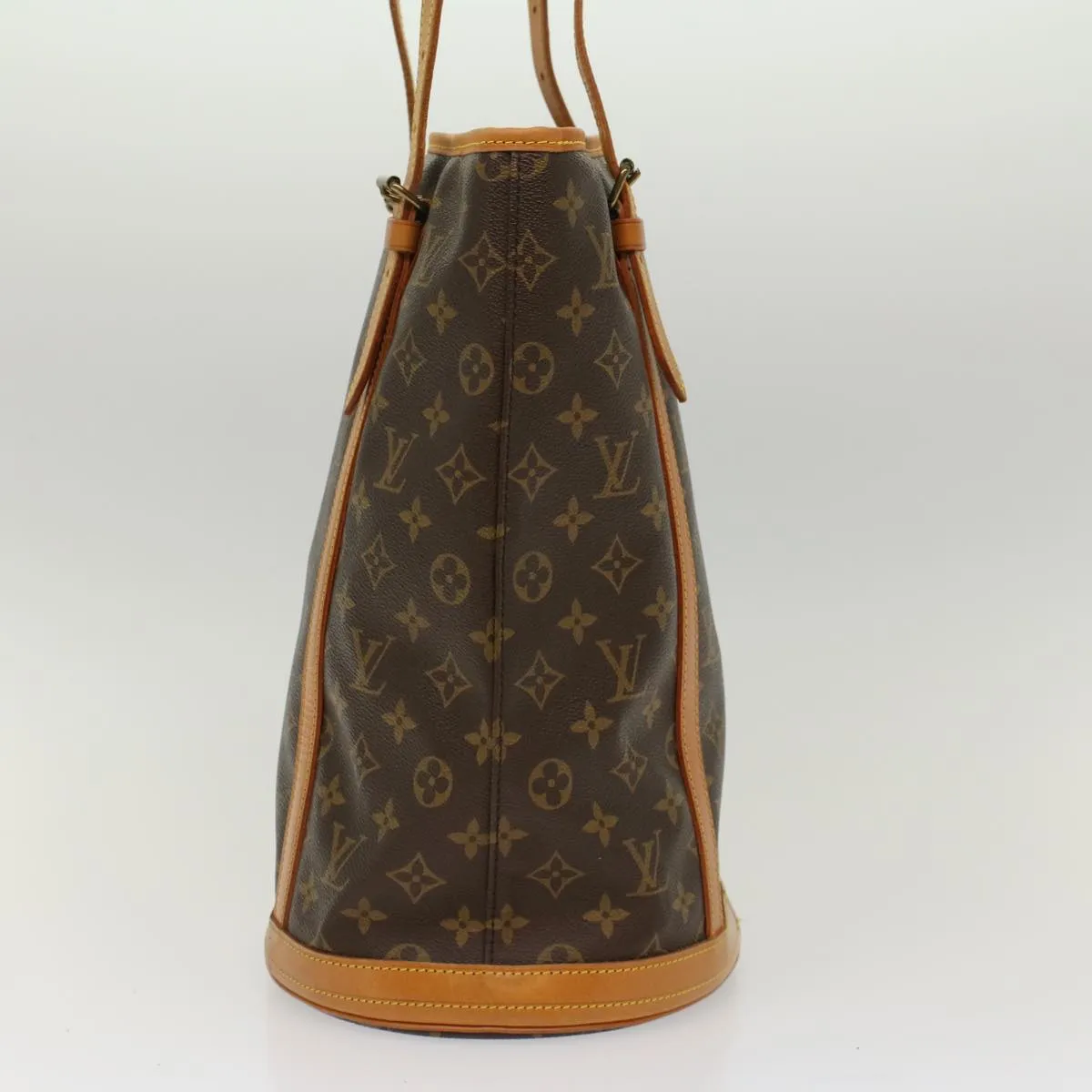 LOUIS VUITTON Monogram Bucket GM Shoulder Bag M42236 LV Auth 49236