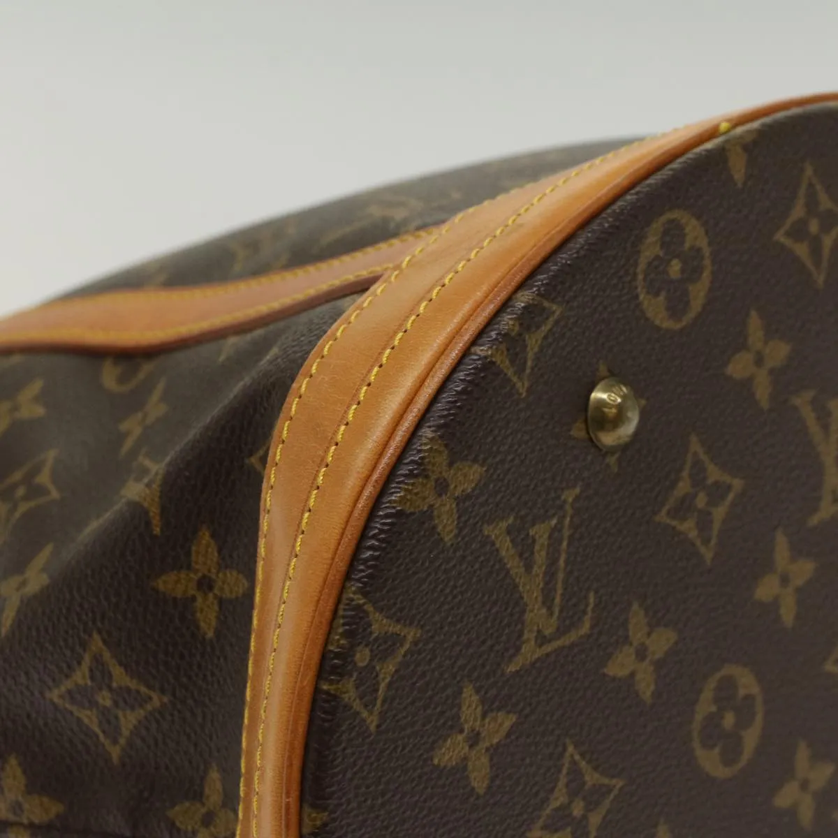 LOUIS VUITTON Monogram Bucket GM Shoulder Bag M42236 LV Auth 49236