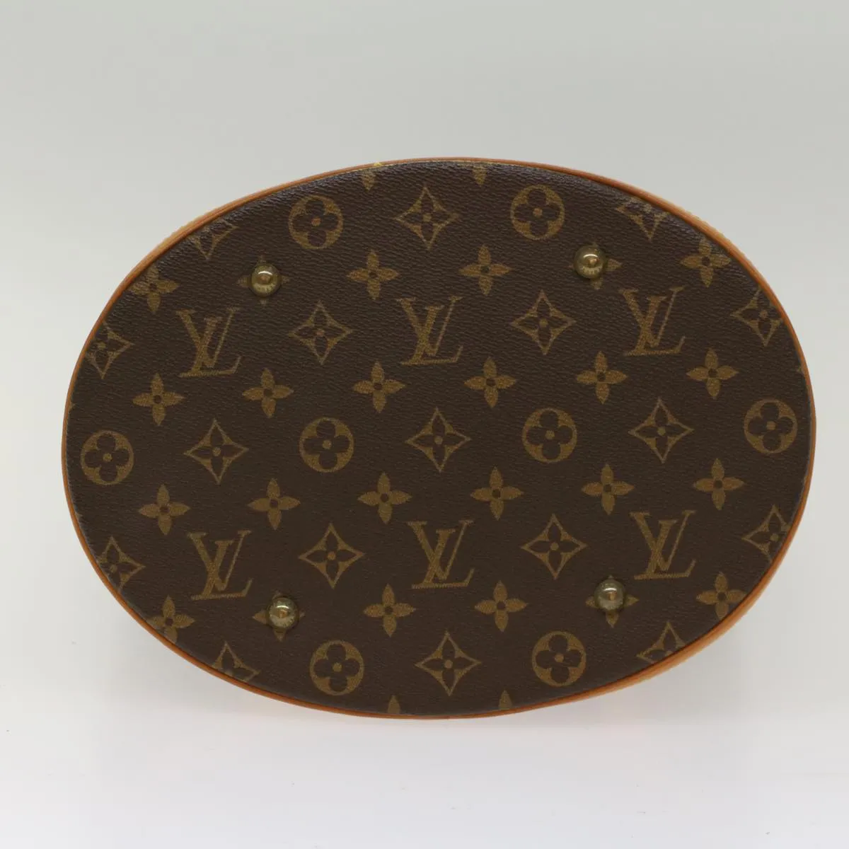 LOUIS VUITTON Monogram Bucket GM Shoulder Bag M42236 LV Auth 49236
