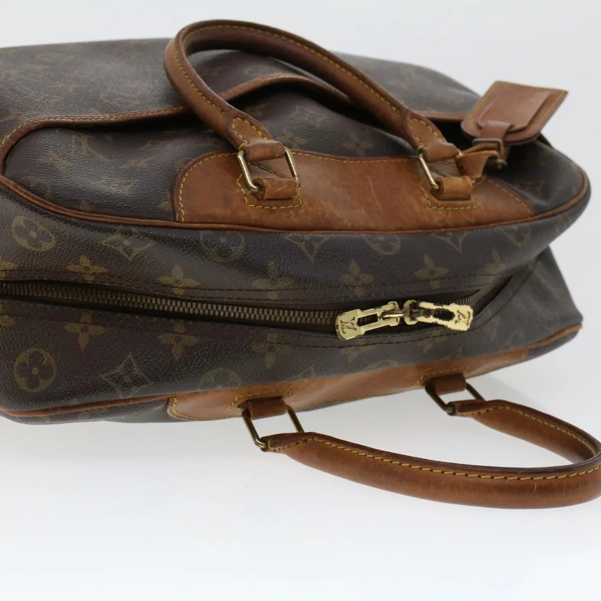 LOUIS VUITTON Monogram Deauville Hand Bag M47270 LV Auth 43920