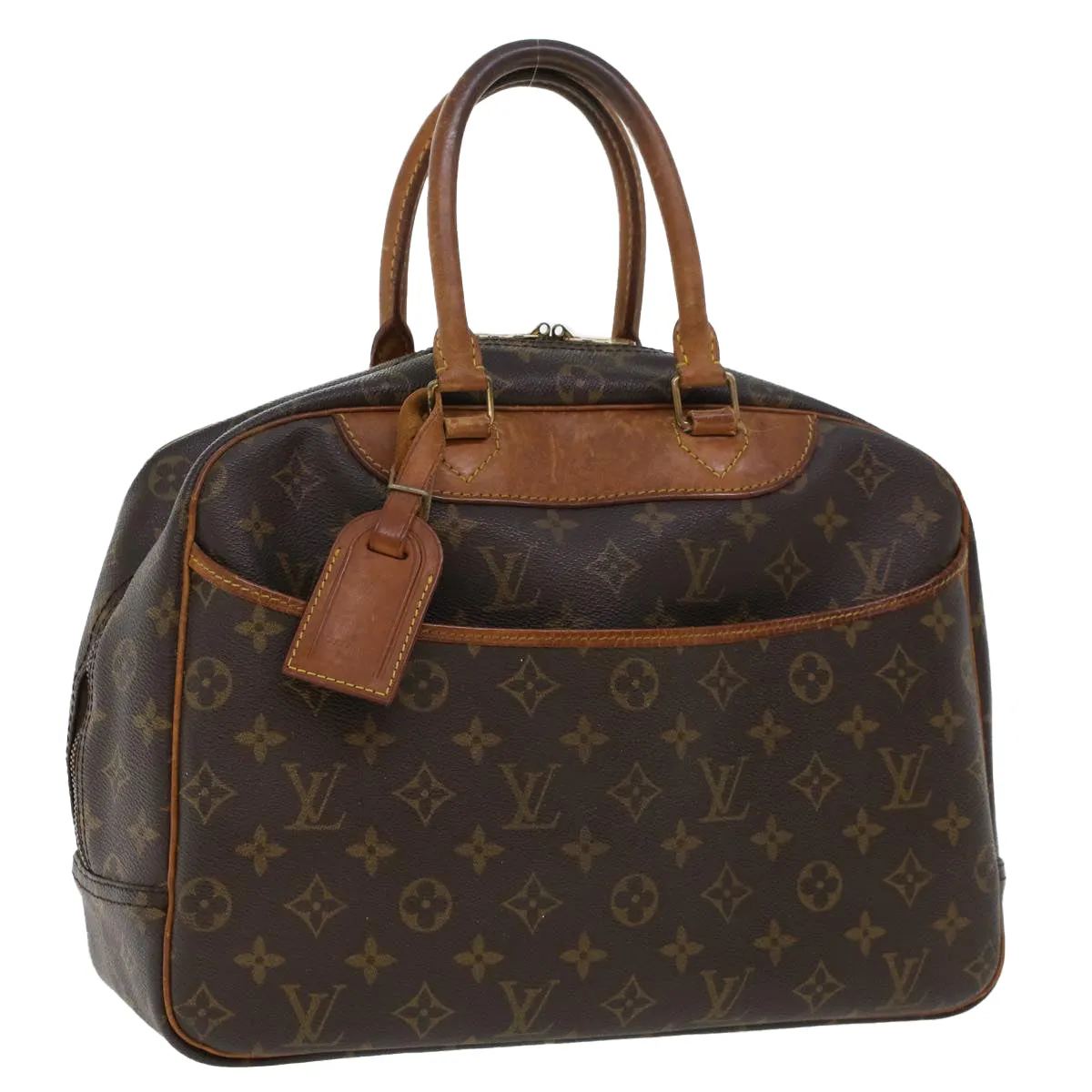 LOUIS VUITTON Monogram Deauville Hand Bag M47270 LV Auth 43920