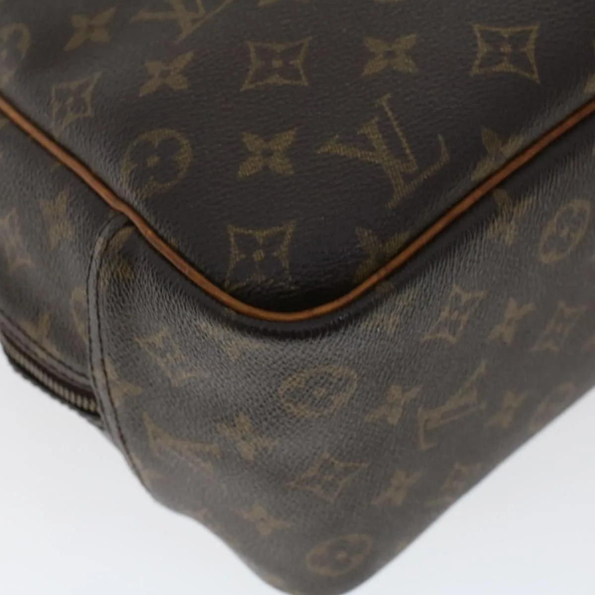 LOUIS VUITTON Monogram Deauville Hand Bag M47270 LV Auth 43920