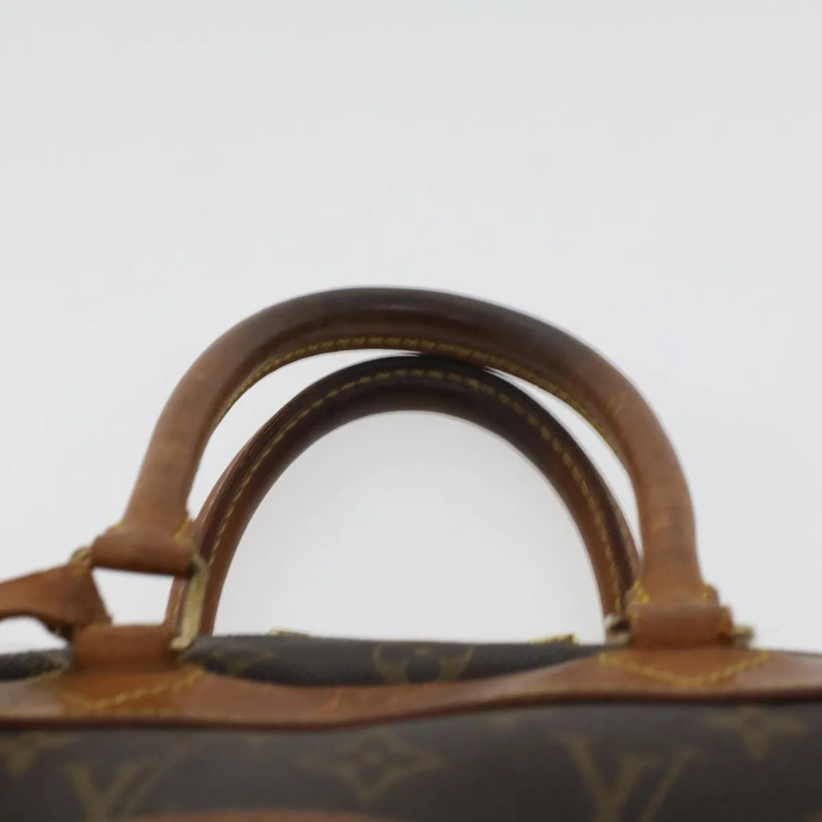 LOUIS VUITTON Monogram Deauville Hand Bag M47270 LV Auth 43920