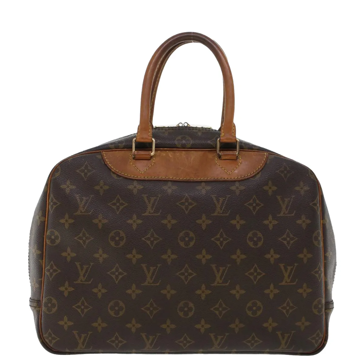 LOUIS VUITTON Monogram Deauville Hand Bag M47270 LV Auth 43920