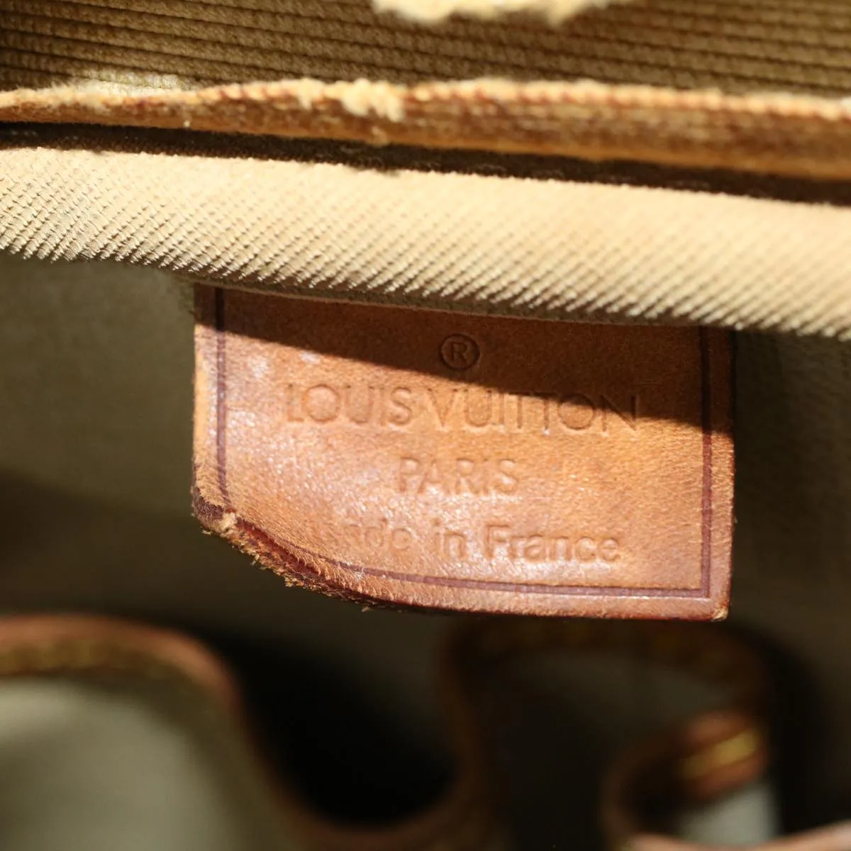 LOUIS VUITTON Monogram Deauville Hand Bag M47270 LV Auth 43920