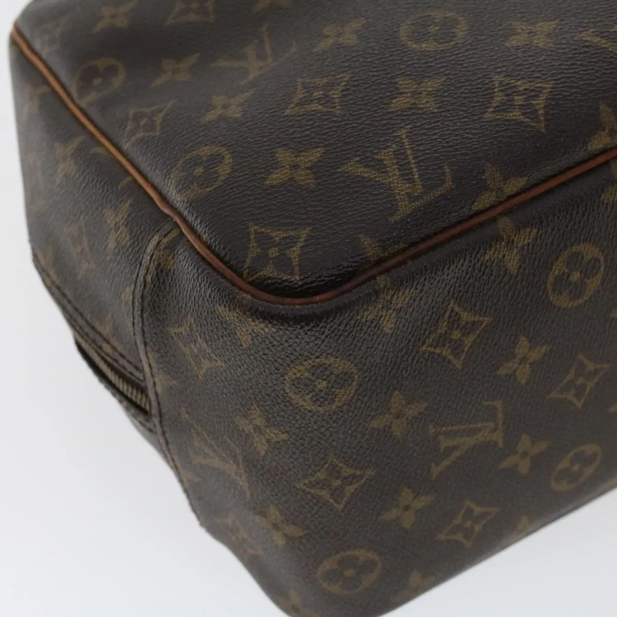 LOUIS VUITTON Monogram Deauville Hand Bag M47270 LV Auth 43920