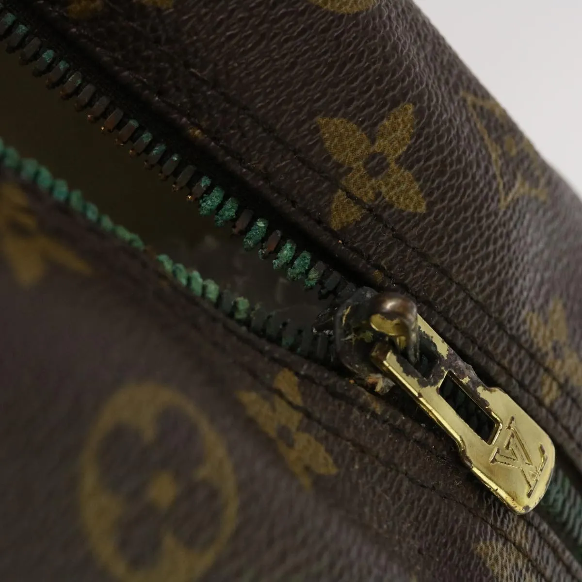 LOUIS VUITTON Monogram Deauville Hand Bag M47270 LV Auth bs5686