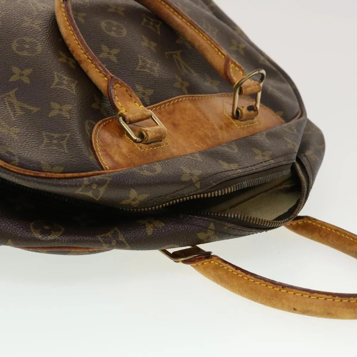 LOUIS VUITTON Monogram Deauville Hand Bag M47270 LV Auth bs5686