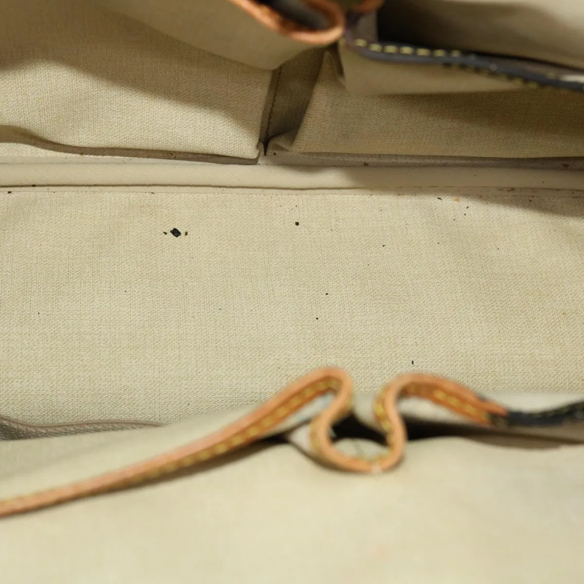 LOUIS VUITTON Monogram Deauville Hand Bag M47270 LV Auth bs5686