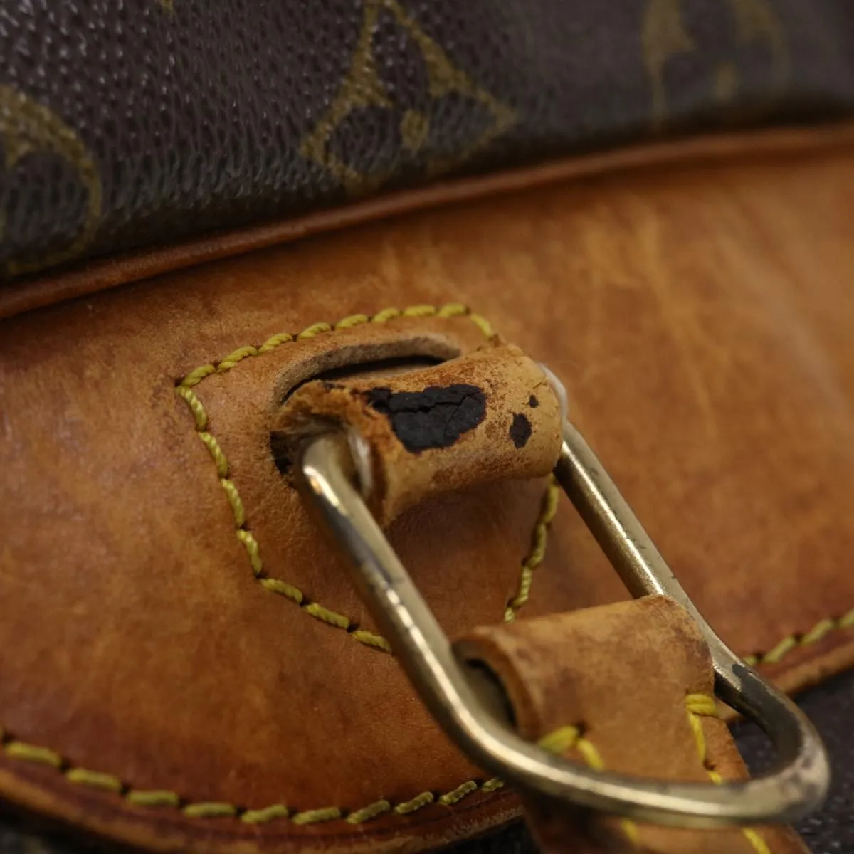 LOUIS VUITTON Monogram Deauville Hand Bag M47270 LV Auth bs5686