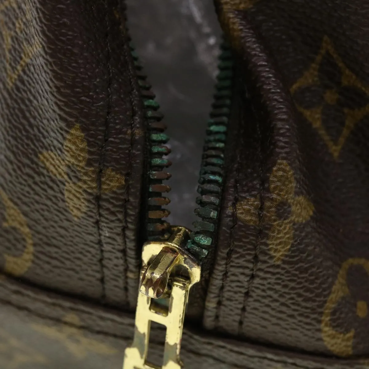 LOUIS VUITTON Monogram Deauville Hand Bag M47270 LV Auth bs5686