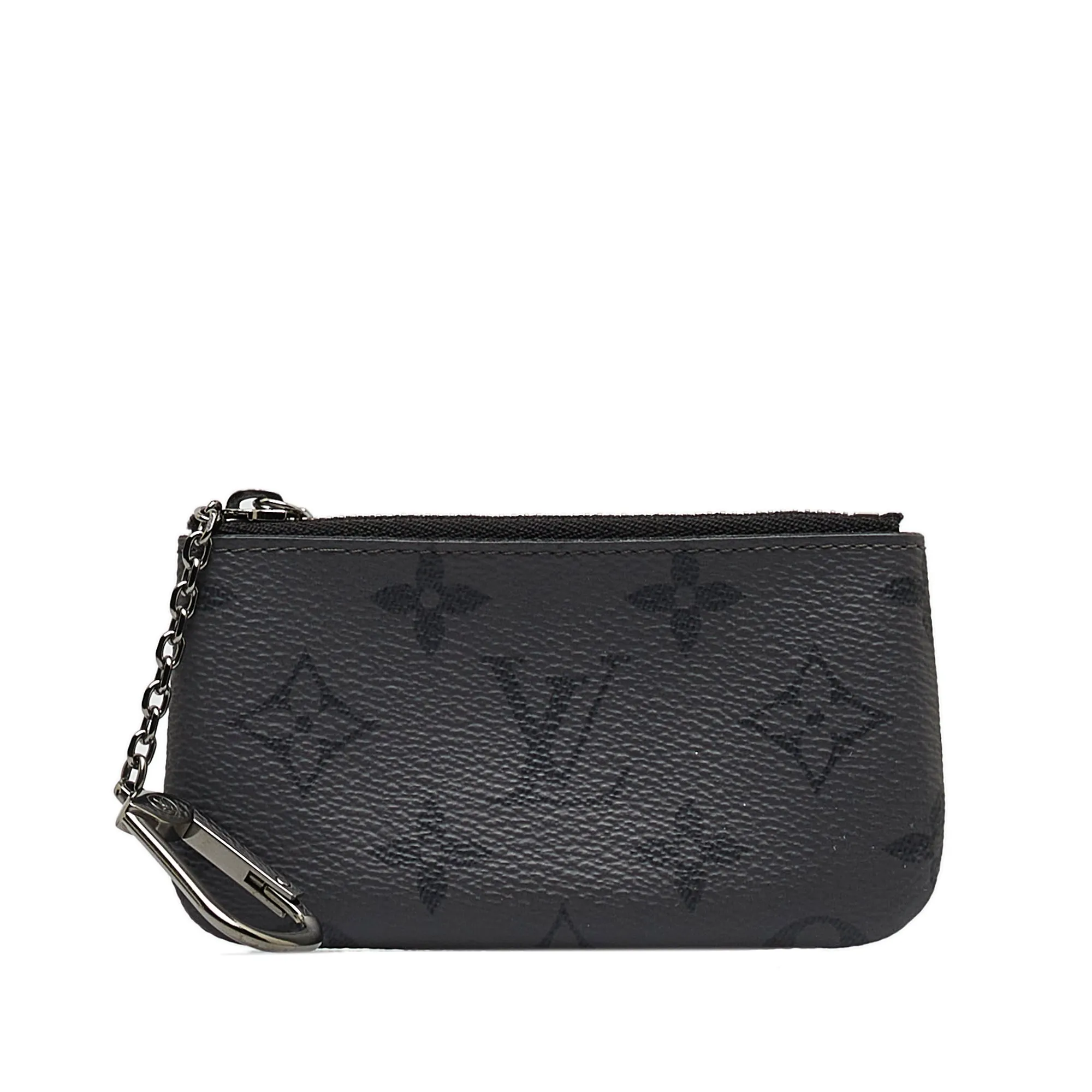 LOUIS VUITTON Monogram Eclipse Reverse Pochette Cles Coin Pouch