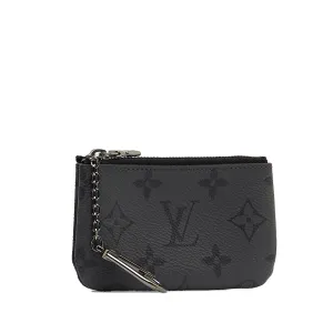 LOUIS VUITTON Monogram Eclipse Reverse Pochette Cles Coin Pouch