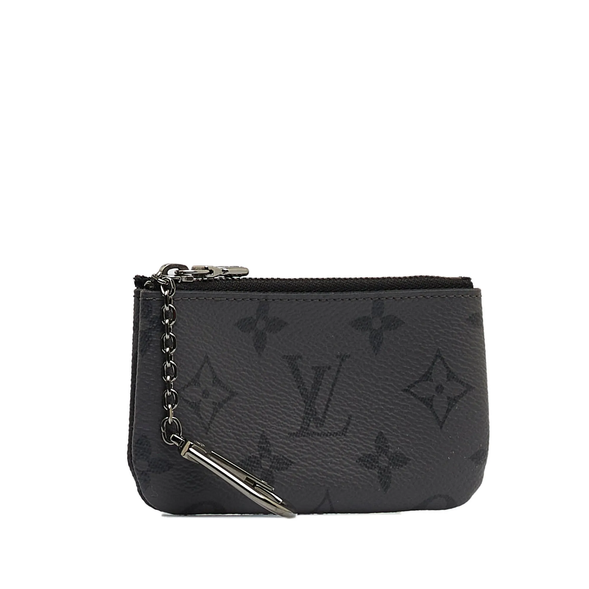 LOUIS VUITTON Monogram Eclipse Reverse Pochette Cles Coin Pouch