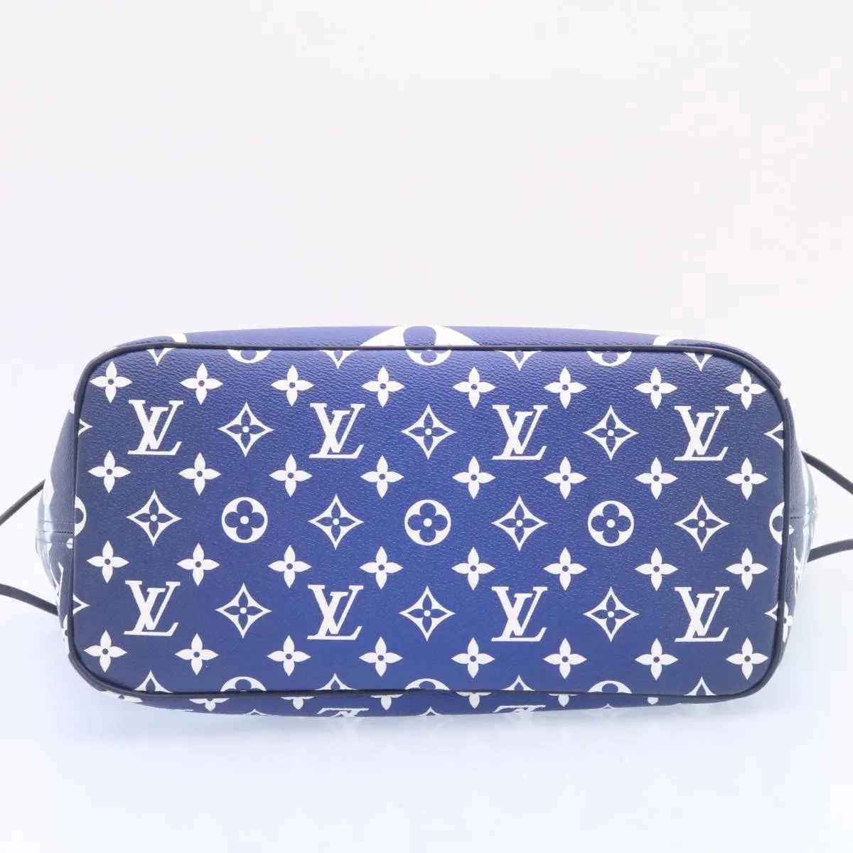 LOUIS VUITTON Monogram Escal Neverfull MM Tote Bag Blue M45128 LV  26573A