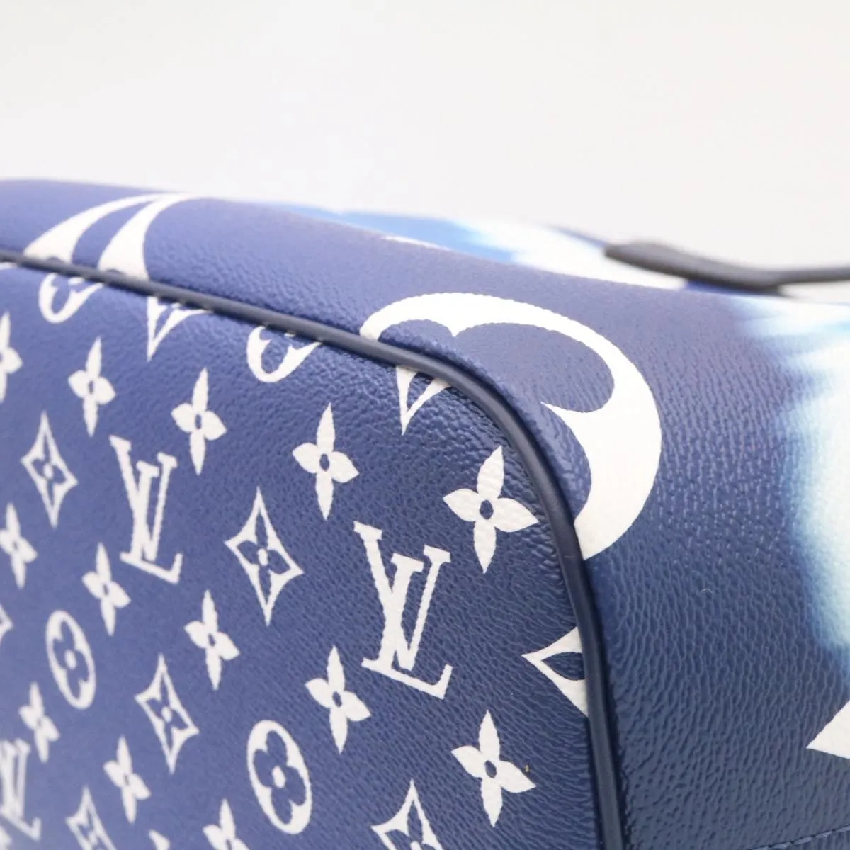 LOUIS VUITTON Monogram Escal Neverfull MM Tote Bag Blue M45128 LV  26573A